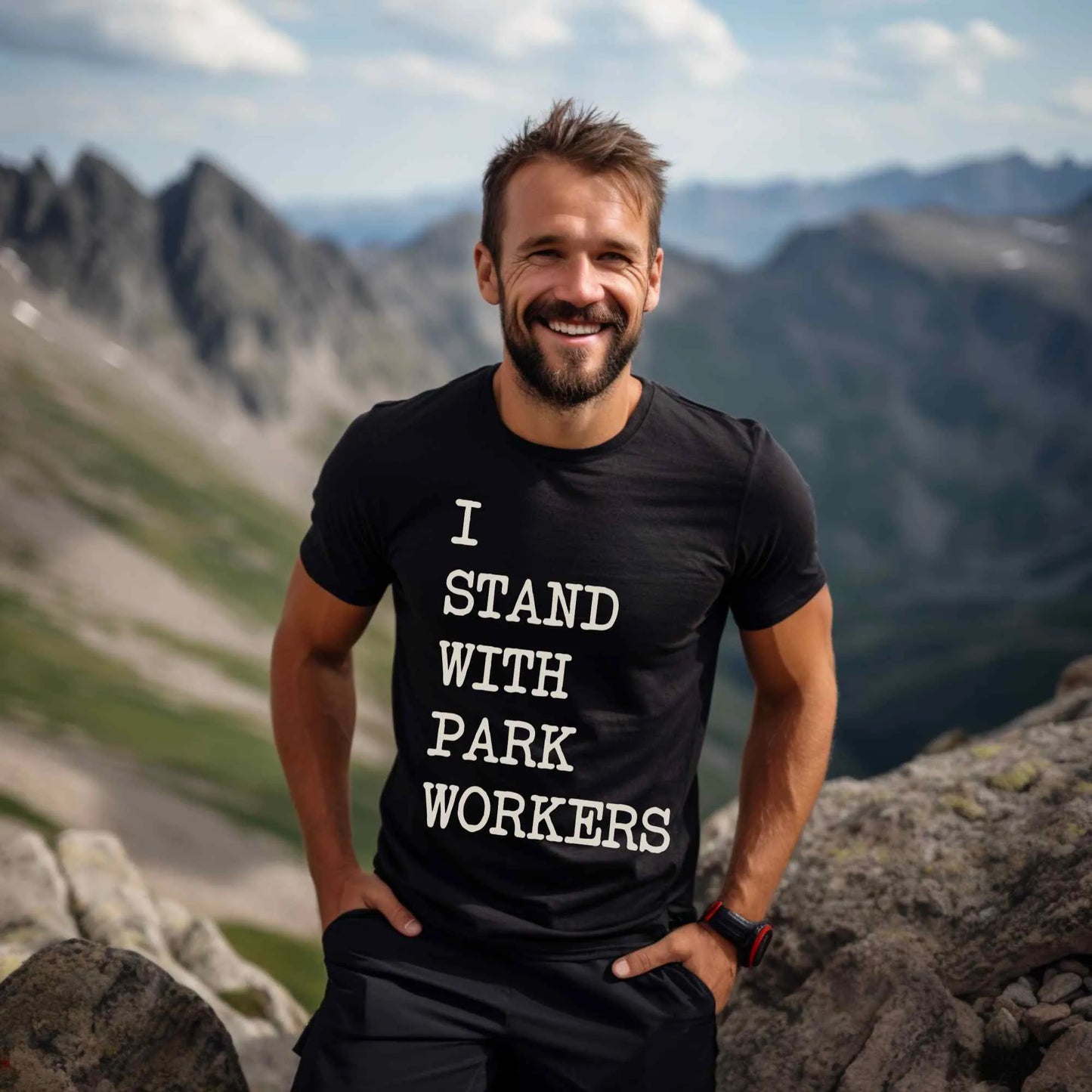 I Stand With Park Workers T-Shirt