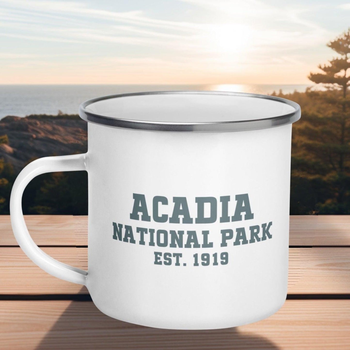 Acadia National Park Enamel Mug - Adventure Threads Company