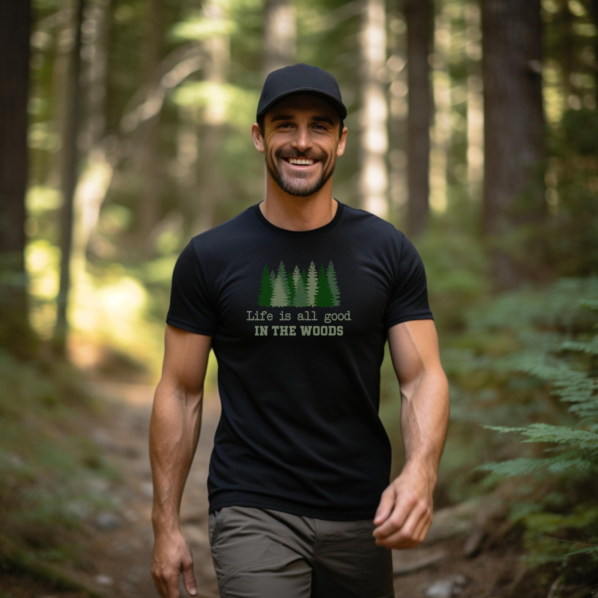 All Good in the Woods T-Shirt - Adventure Threads Company