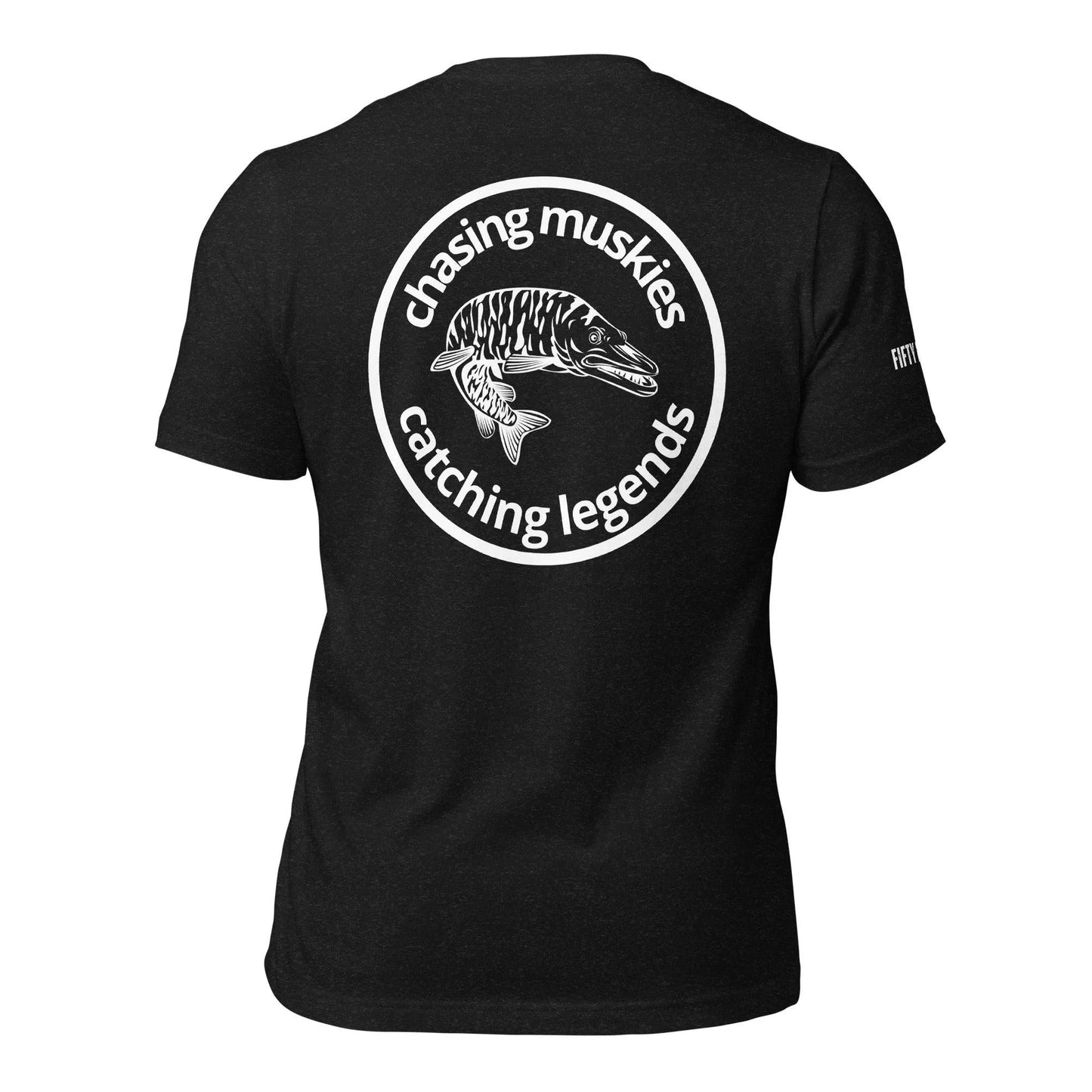 Chasing Muskies, Catching Legends T-Shirt - Adventure Threads Company