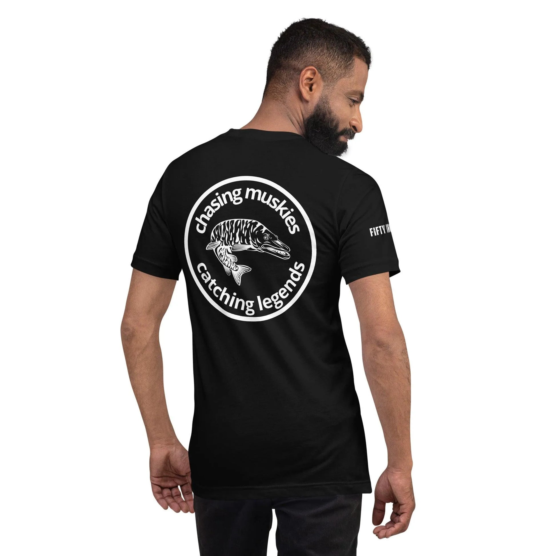 Chasing Muskies, Catching Legends T-Shirt - Adventure Threads Company