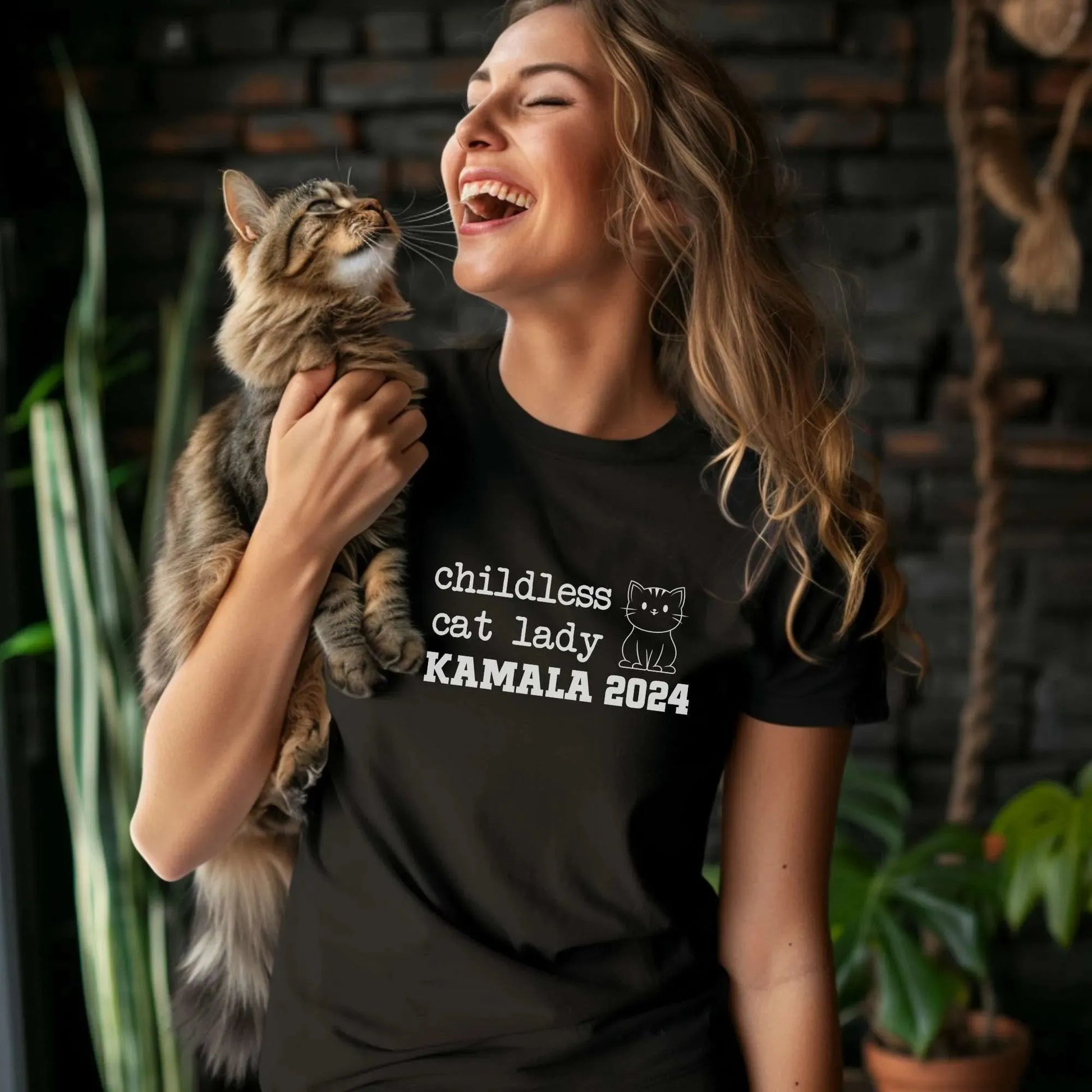 Childless Cat Lady Kamala 2024 T-Shirt - Adventure Threads Company