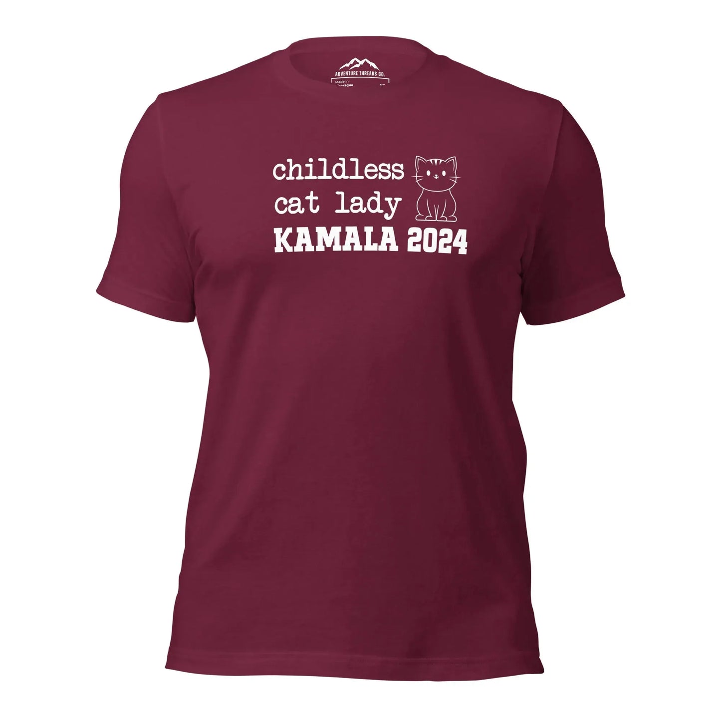 Childless Cat Lady Kamala 2024 T-Shirt - Adventure Threads Company