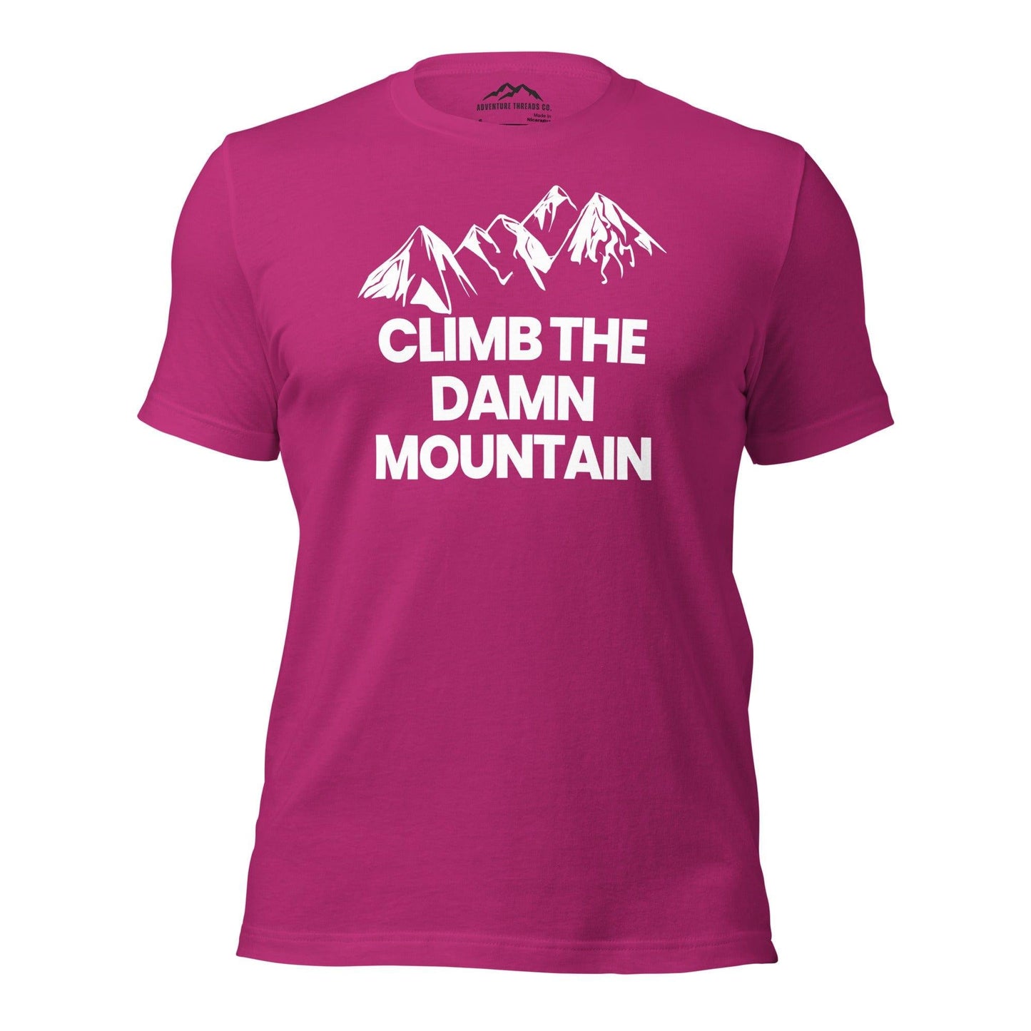 Climb The Damn Mountain T-Shirt - Adventure Threads Company