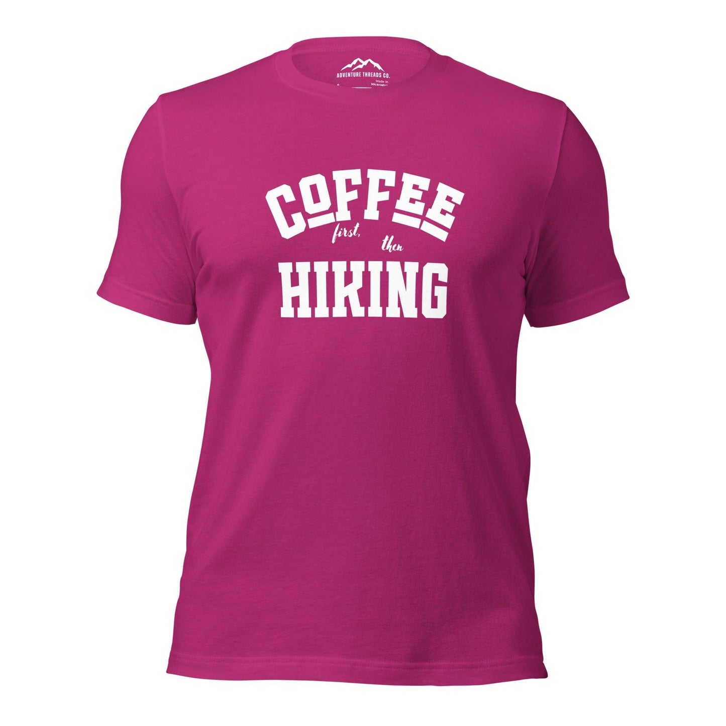 Coffee First, Then Hiking T-Shirt - Adventure Threads Company