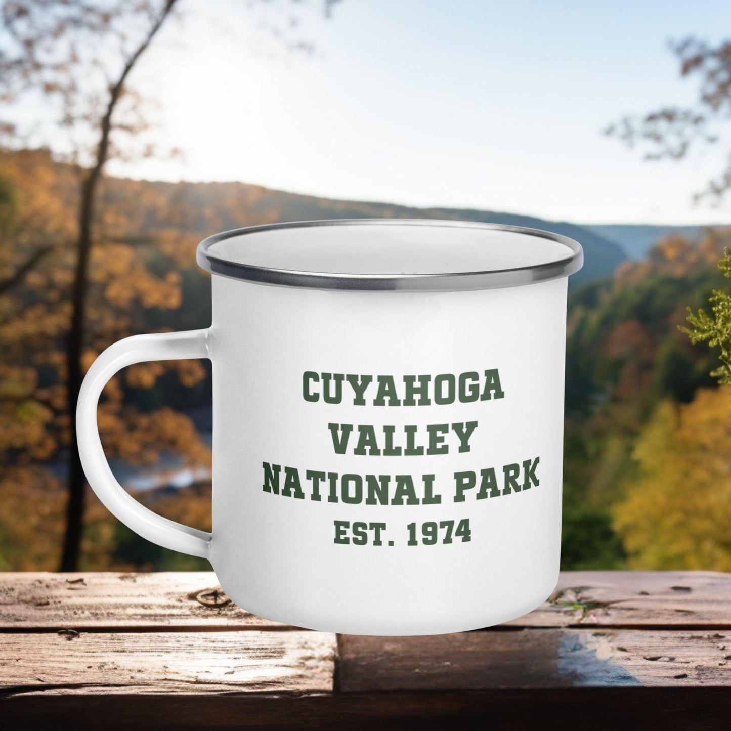 Cuyahoga Valley National Park Enamel Mug - Adventure Threads Company
