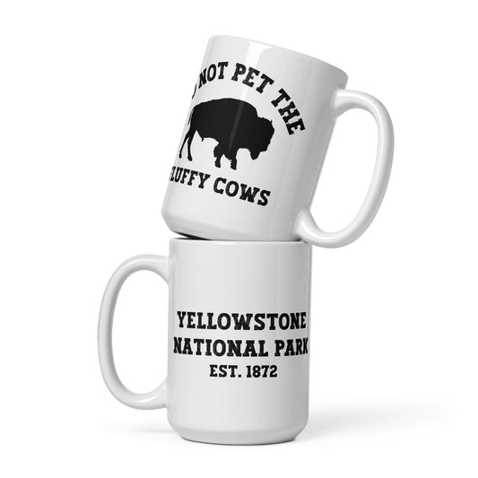 Do Not Pet Fluffy Cows Yellowstone Mug - Adventure Threads Company