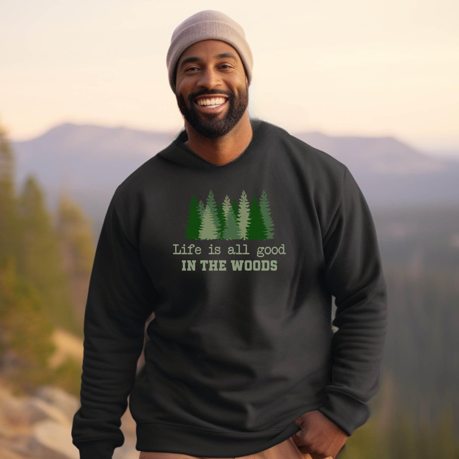 Good In The Woods Premium Sweatshirt - Adventure Threads Company