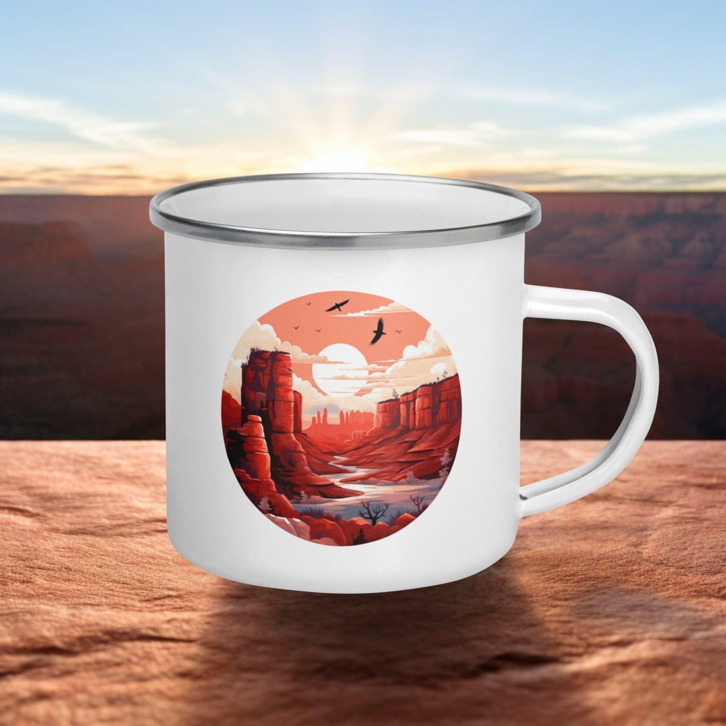 Grand Canyon National Park Enamel Mug - Adventure Threads Company