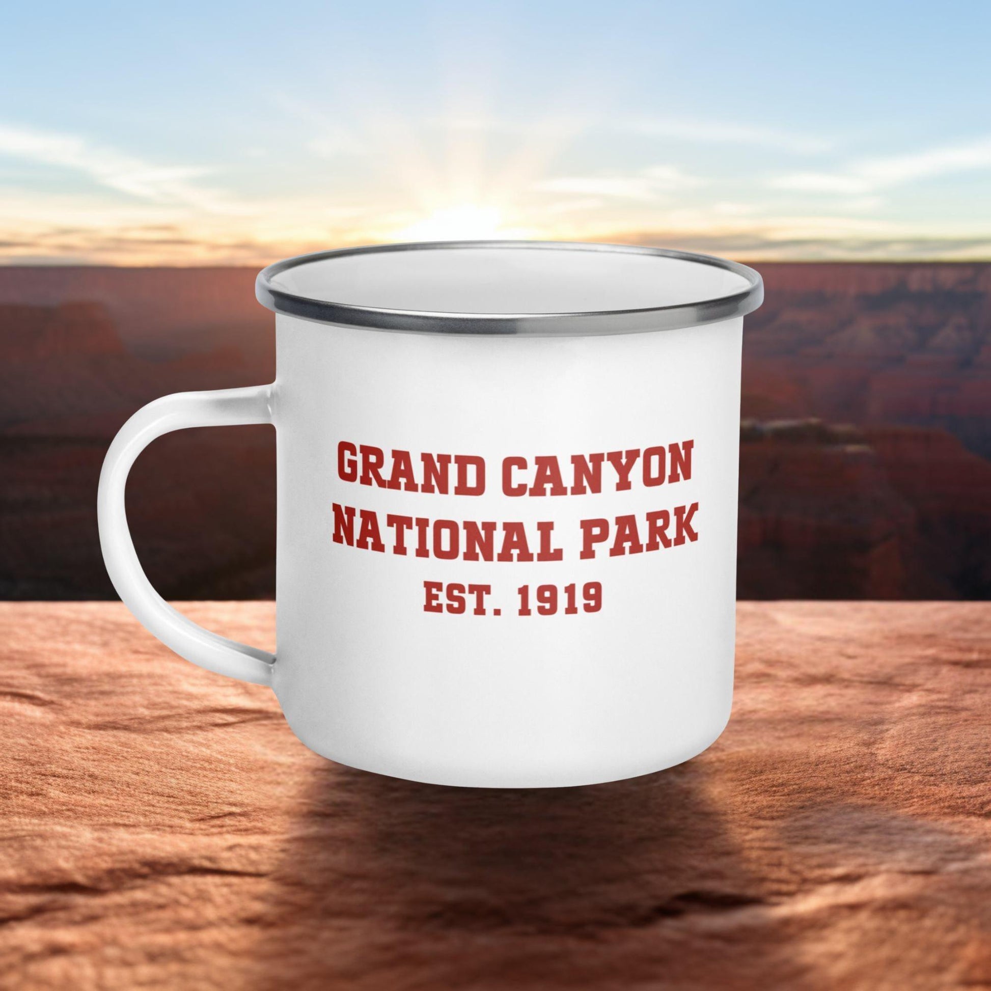 Grand Canyon National Park Enamel Mug - Adventure Threads Company