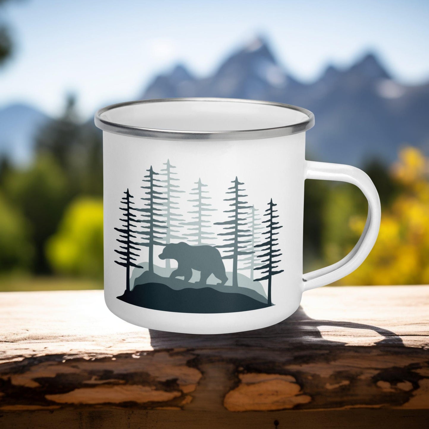 Grand Teton National Park Enamel Mug - Adventure Threads Company
