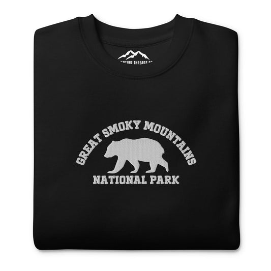 Great Smoky Mountains Premium Embroidered Sweatshirt - Adventure Threads Company