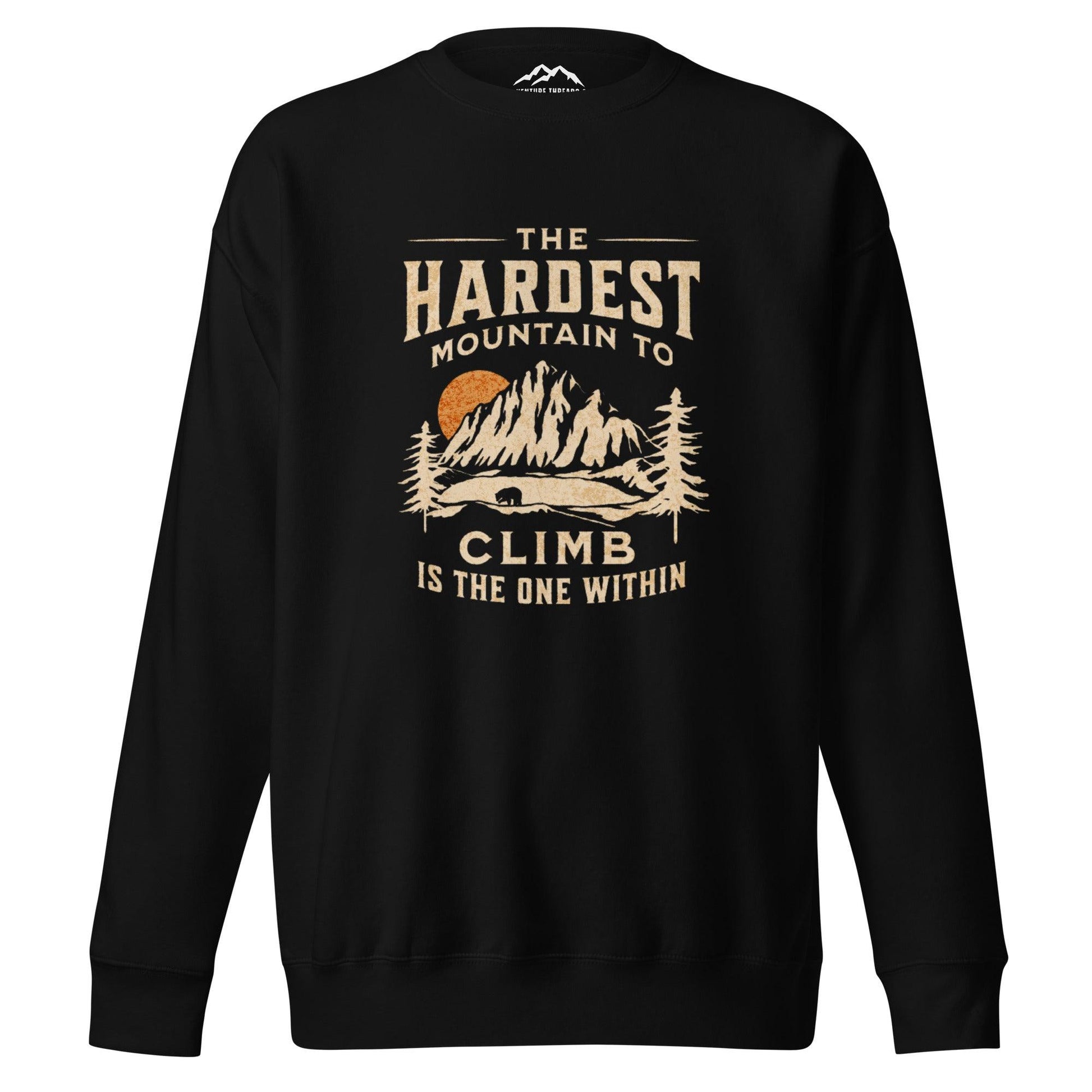 Hardest Mountain Premium Sweatshirt - Adventure Threads Company