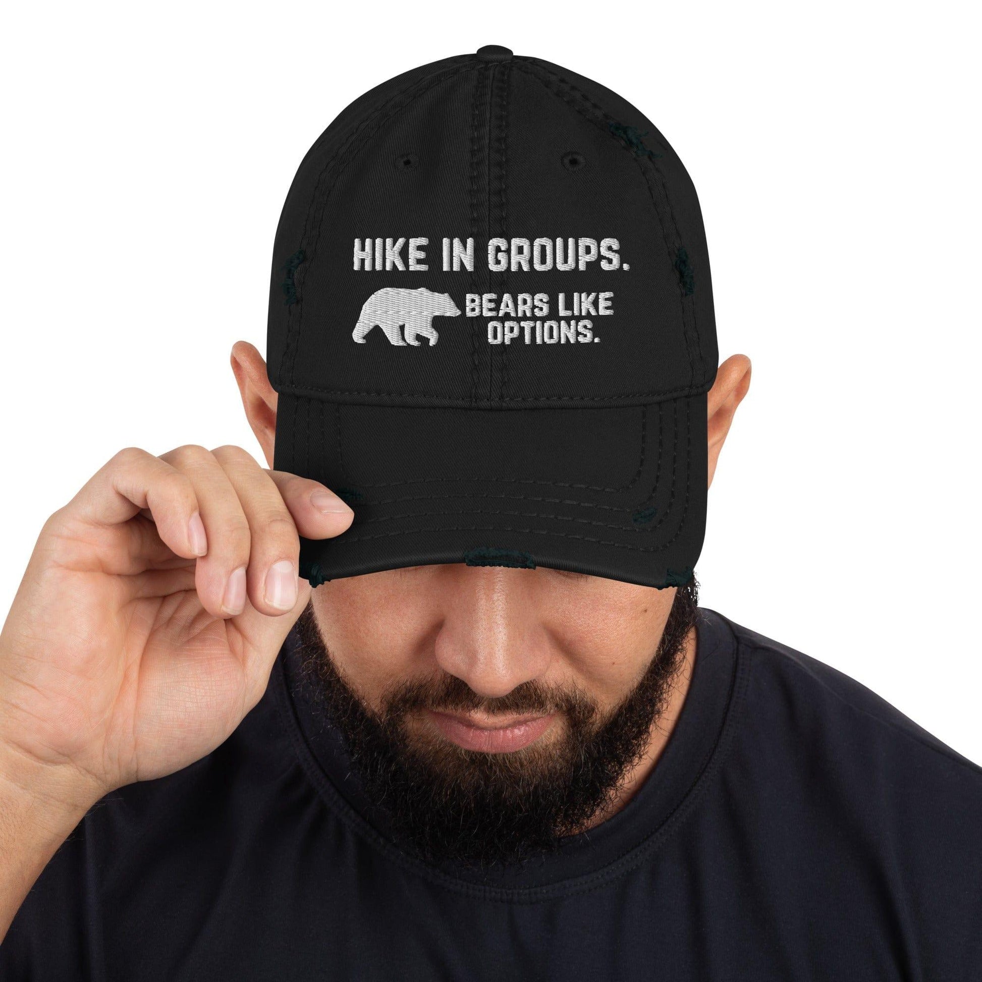 Hike in Groups Distressed Hat - Adventure Threads Company