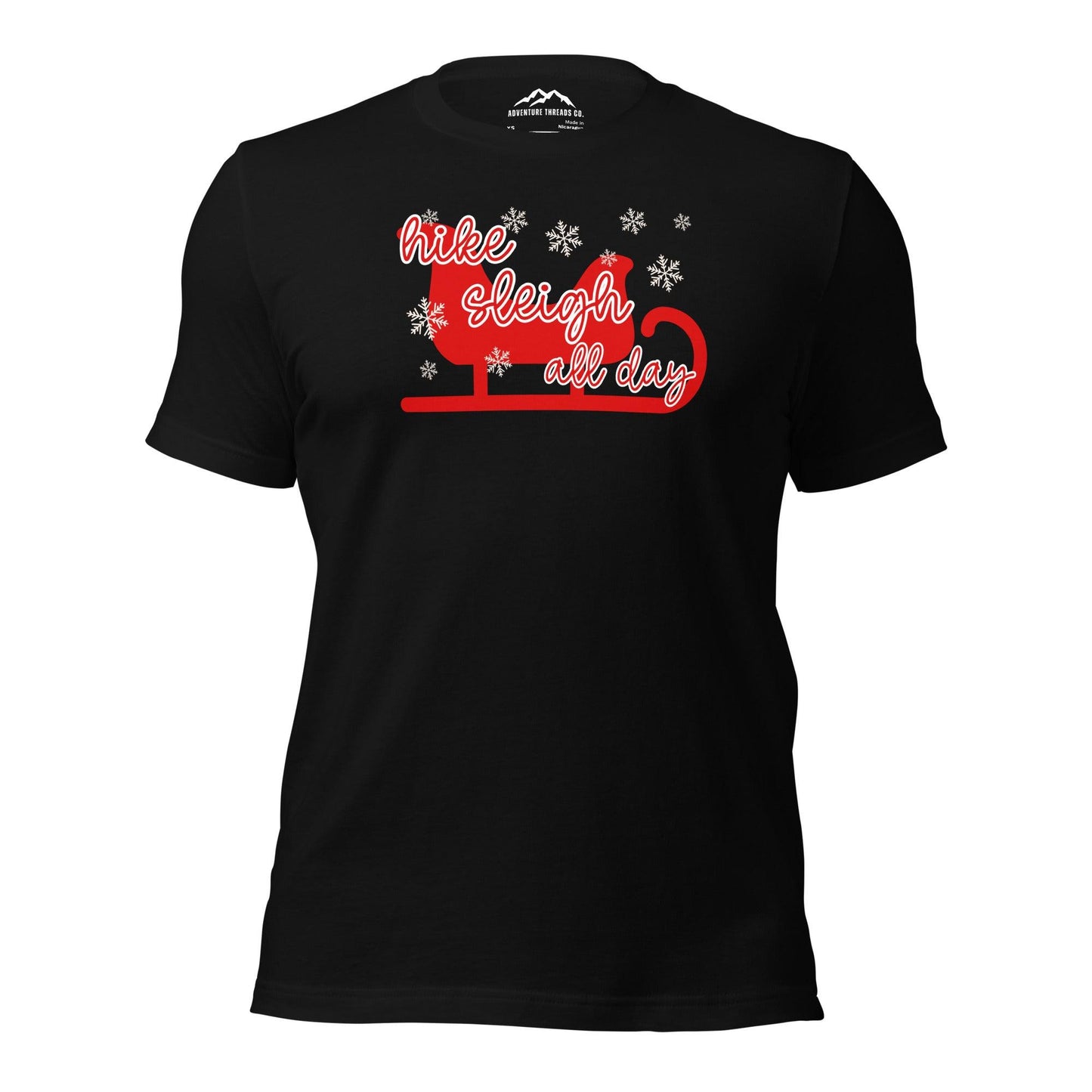 Hike Sleigh Holiday T-Shirt - Adventure Threads Company