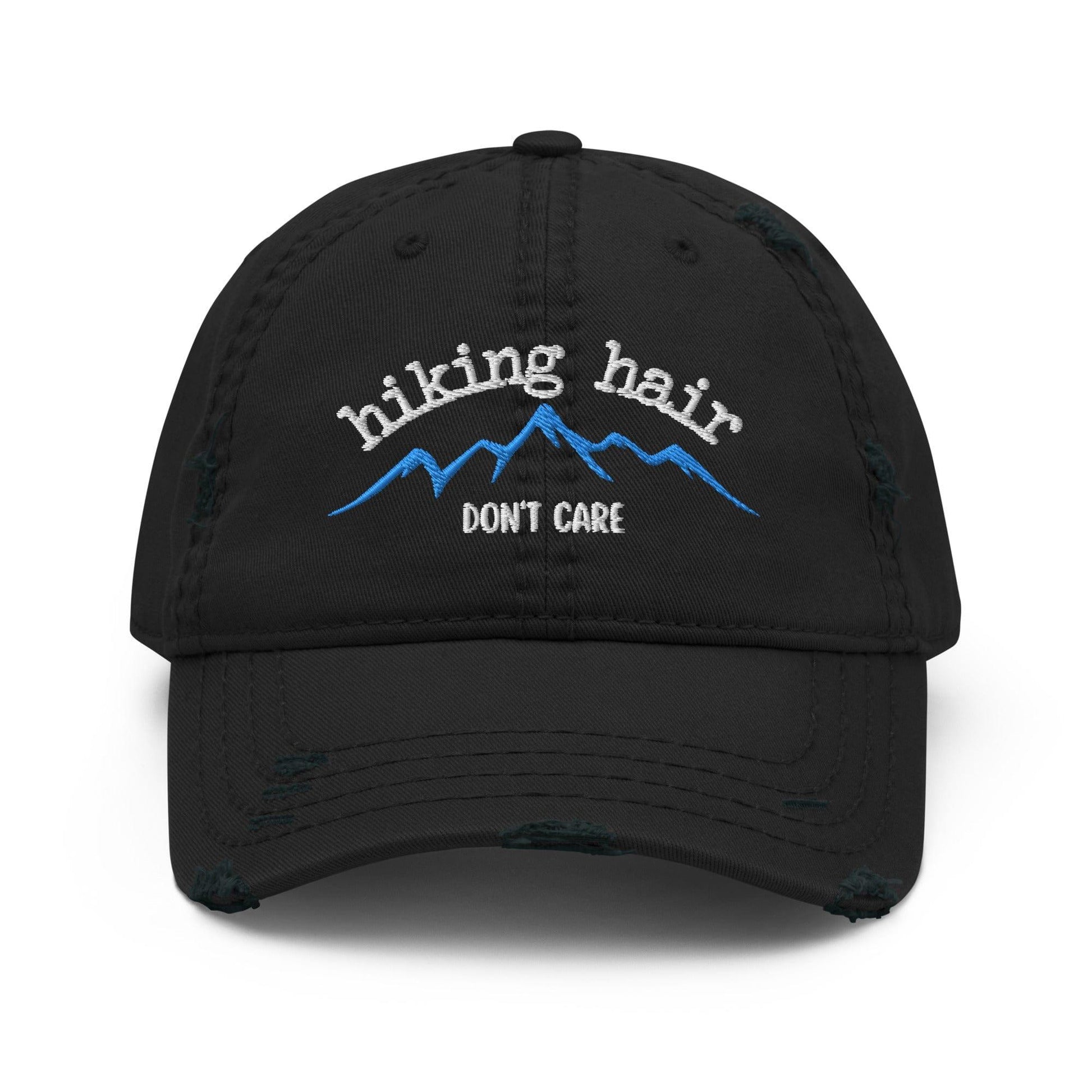 Hiking Hair Don't Care Distressed Hat - Adventure Threads Company