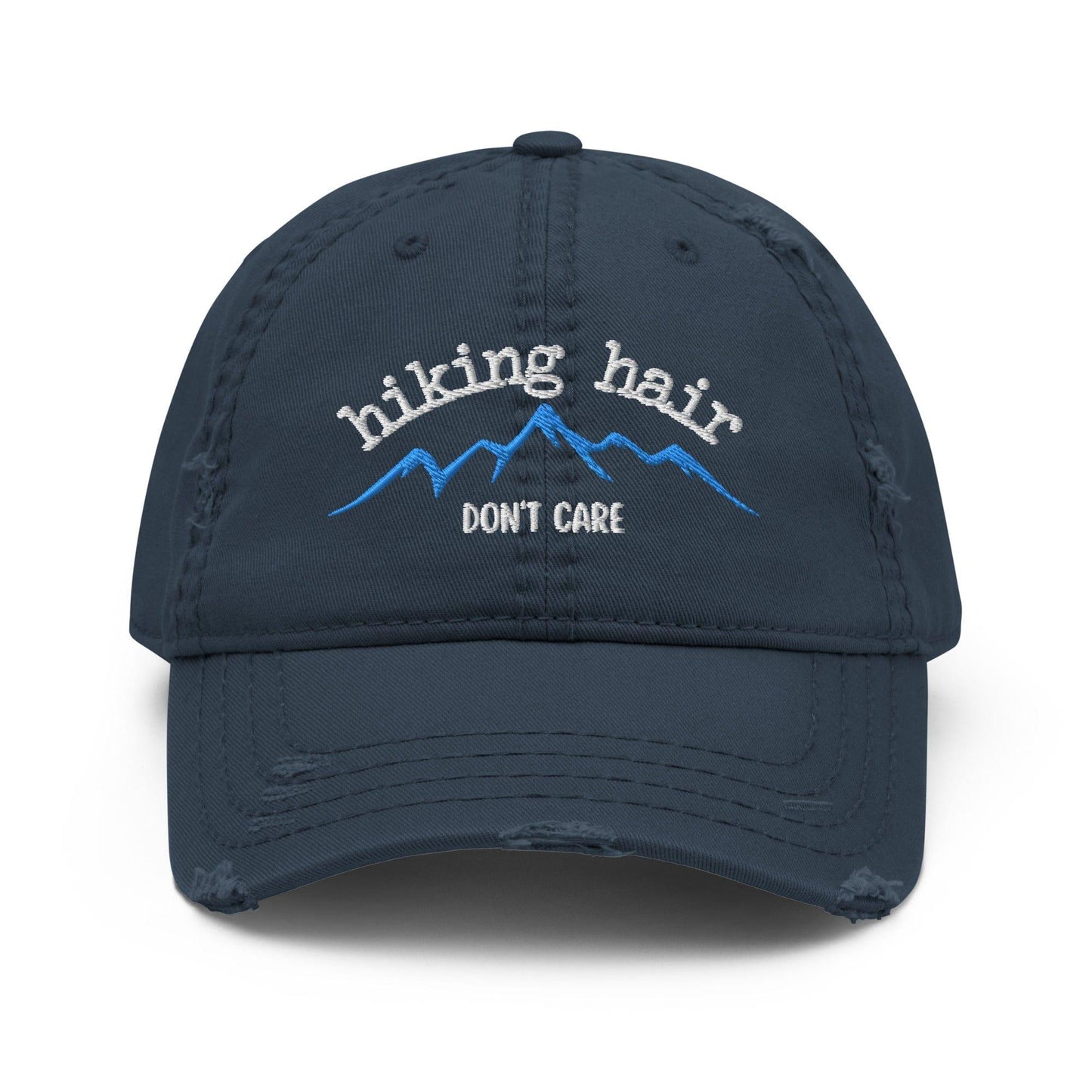 Hiking Hair Don't Care Distressed Hat - Adventure Threads Company