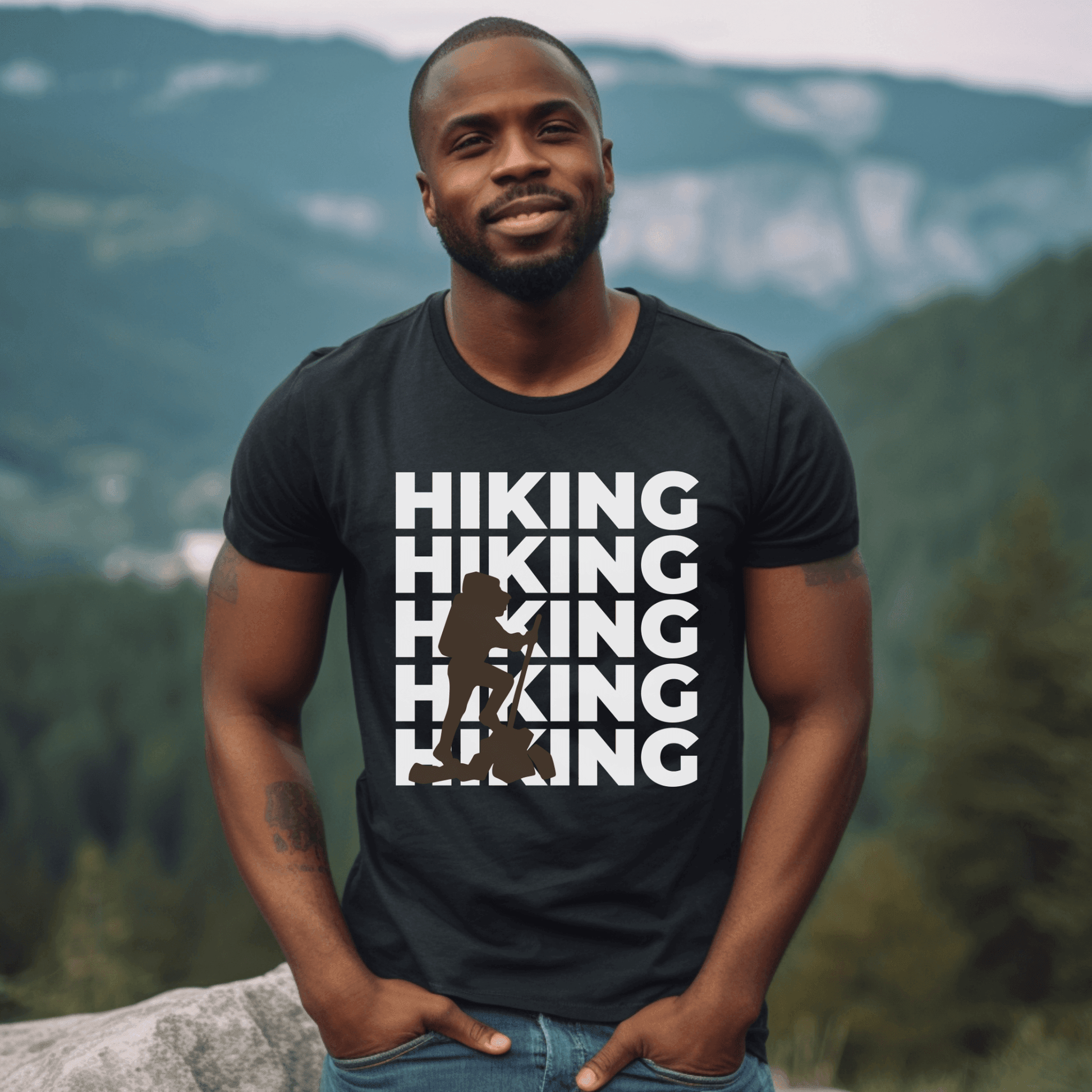 Hiking Silhouette T-Shirt - Adventure Threads Company