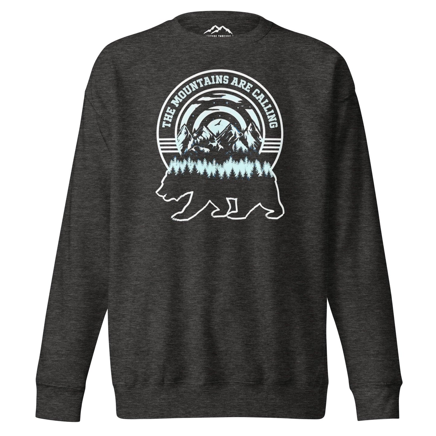 Mountains Are Calling Bear Premium Sweatshirt - Adventure Threads Company
