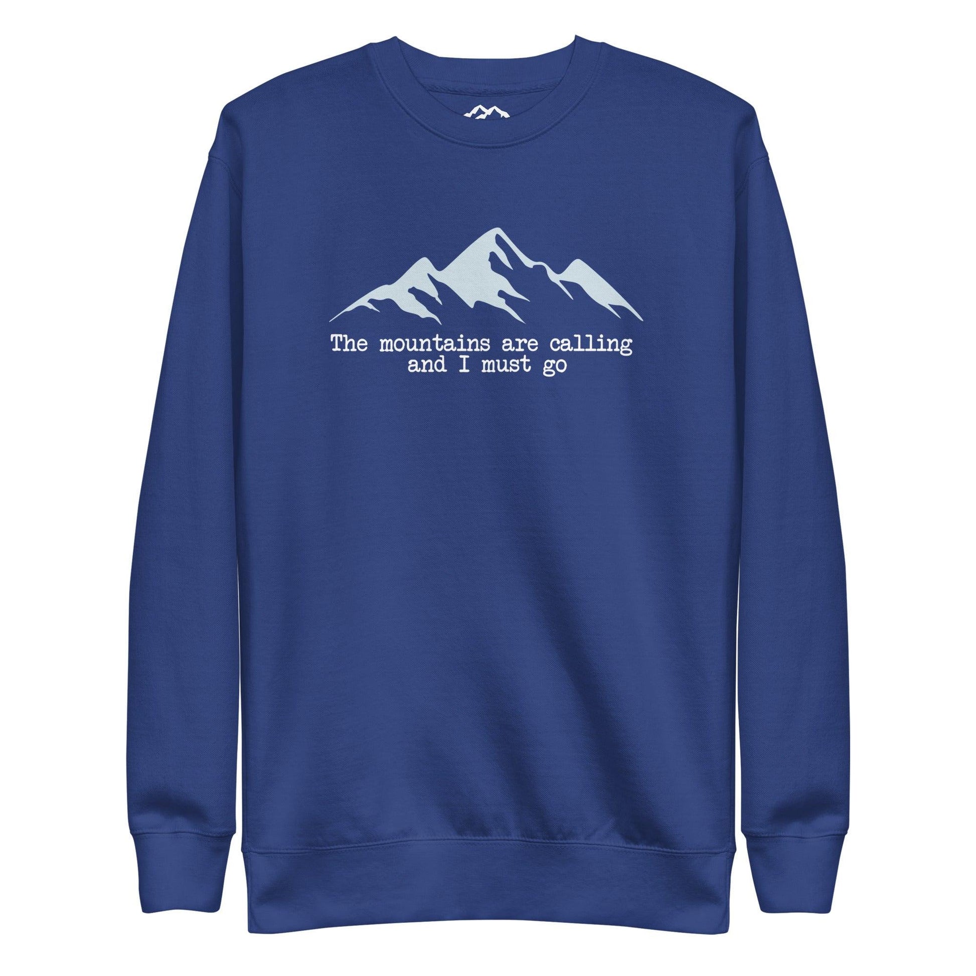 Mountains are Calling Premium Sweatshirt - Adventure Threads Company