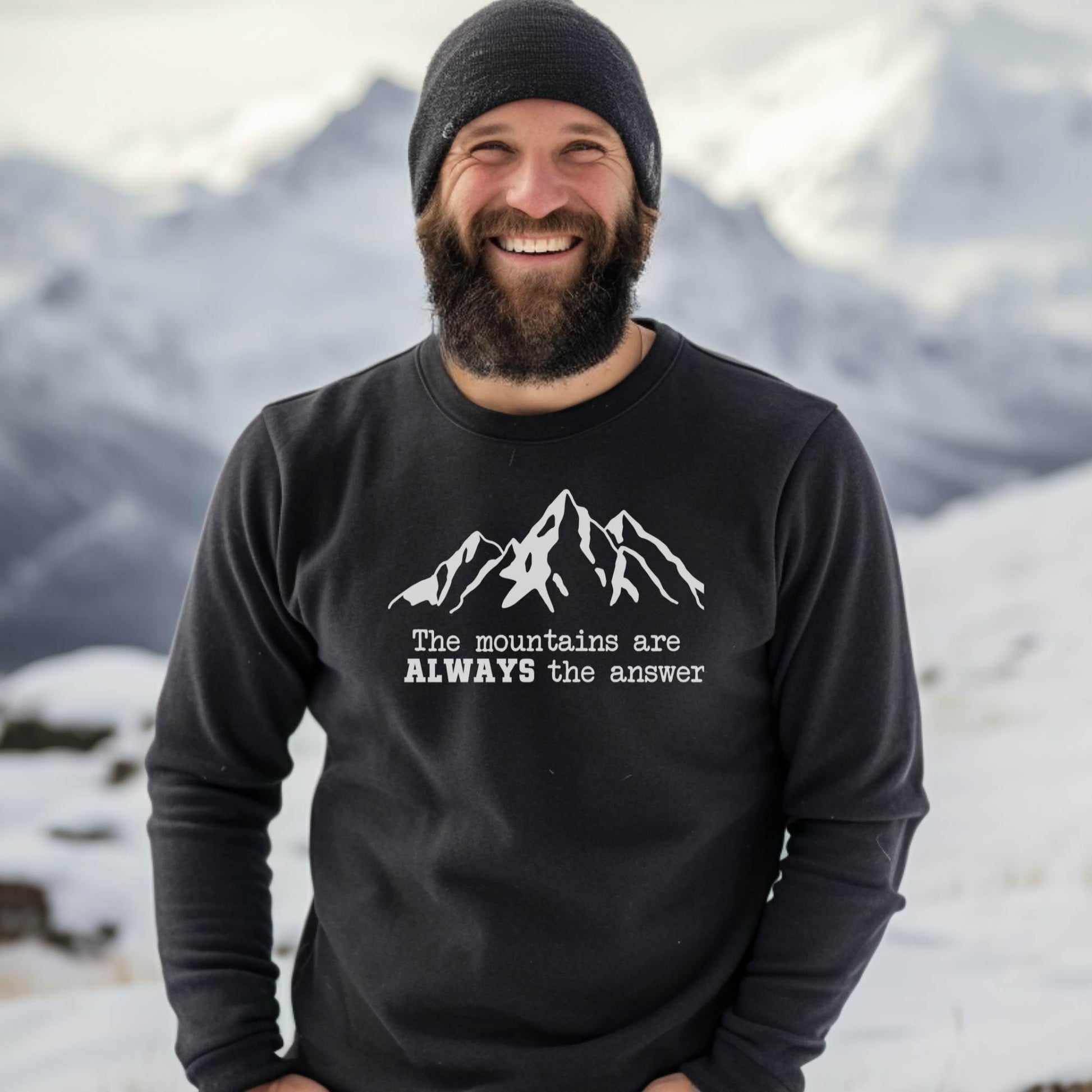 Mountains are the Answer Premium Sweatshirt - Adventure Threads Company