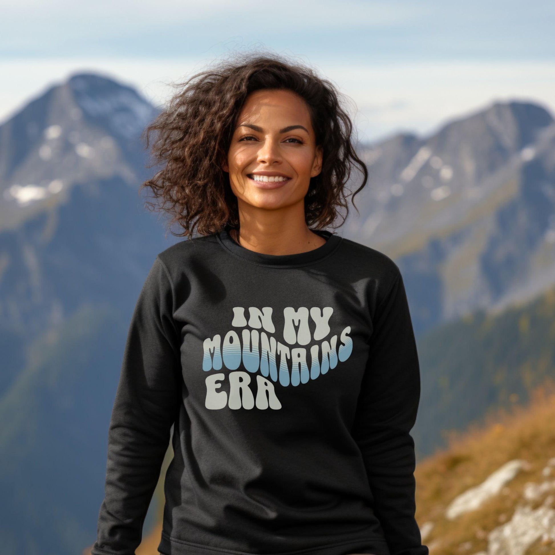 Mountains Era Premium Sweatshirt - Adventure Threads Company
