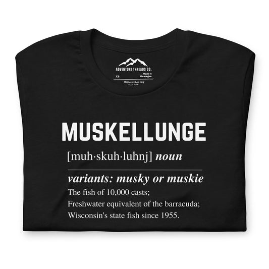 Muskellunge Defined T-Shirt - Adventure Threads Company