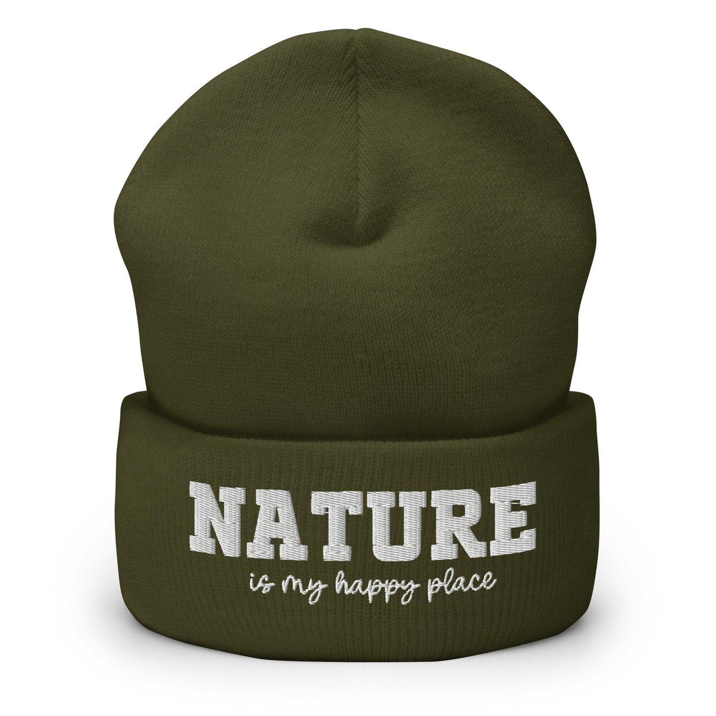 Nature is My Happy Place Beanie - Adventure Threads Company