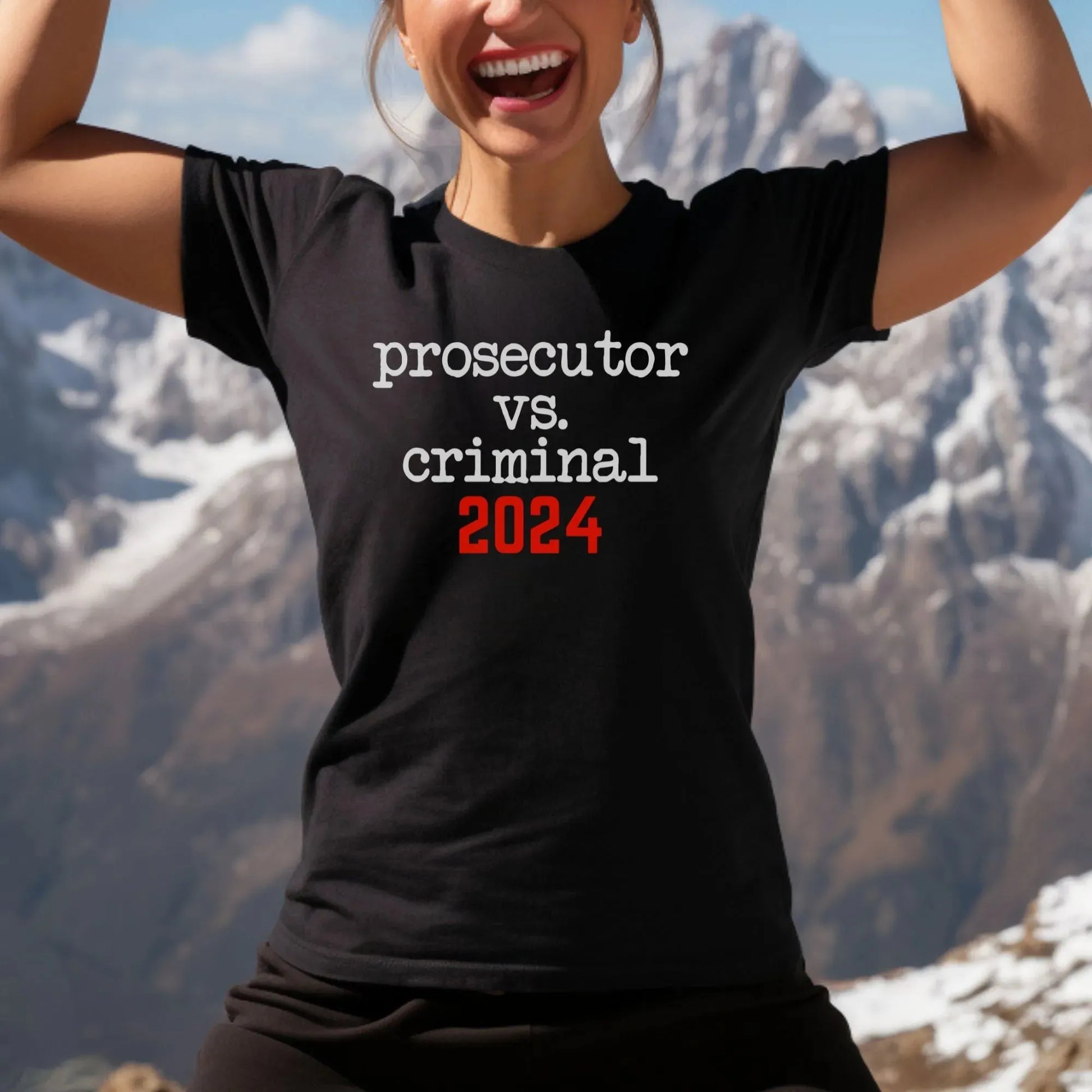 Prosecutor vs Criminal 2024 T-Shirt - Adventure Threads Company