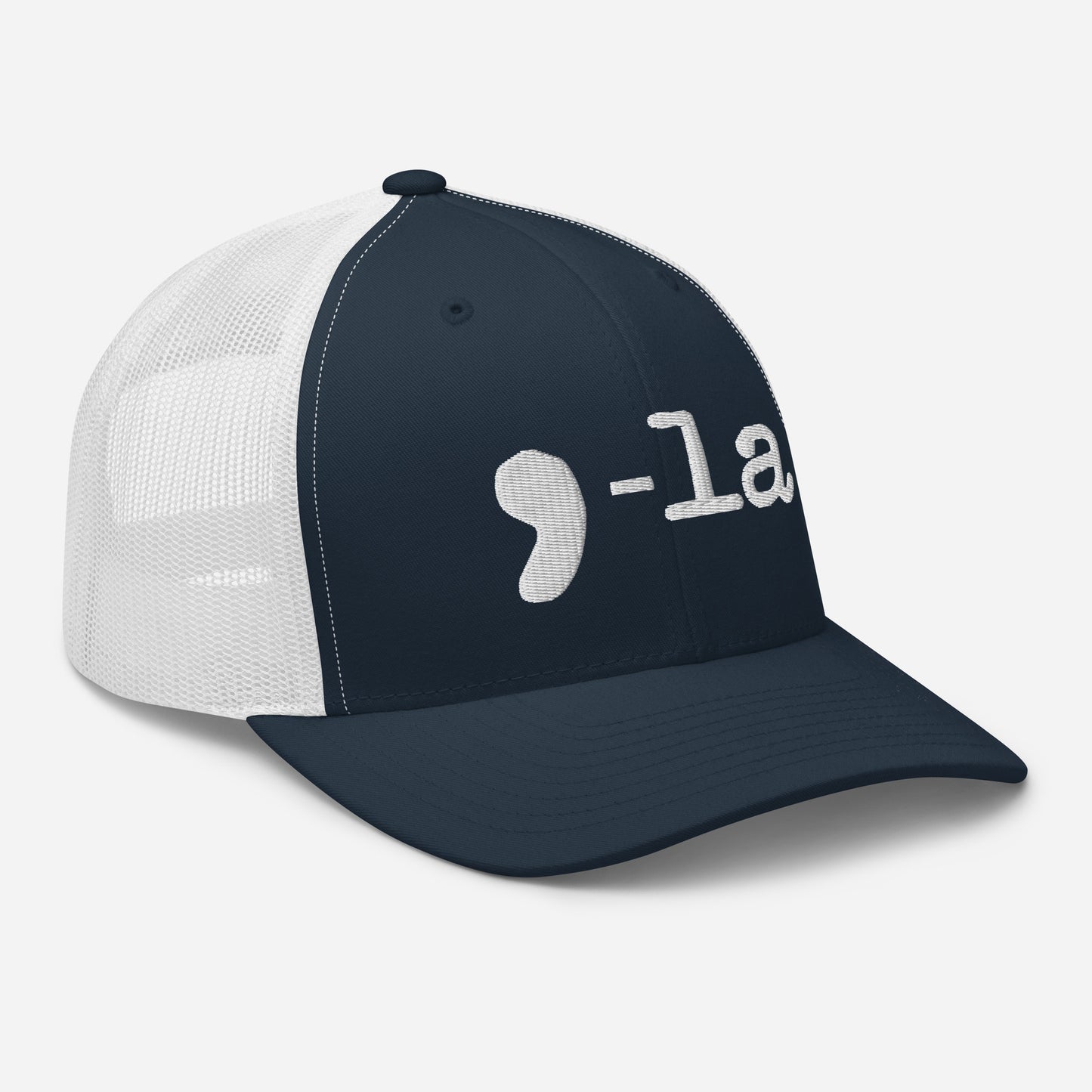 ,-la Comma La Trucker Hat Kamala Harris