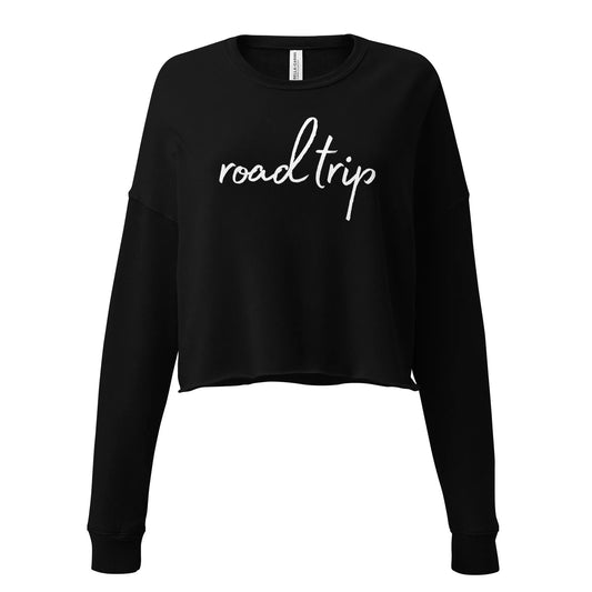 Roadtrip Women's Crop Sweatshirt - Adventure Threads Company