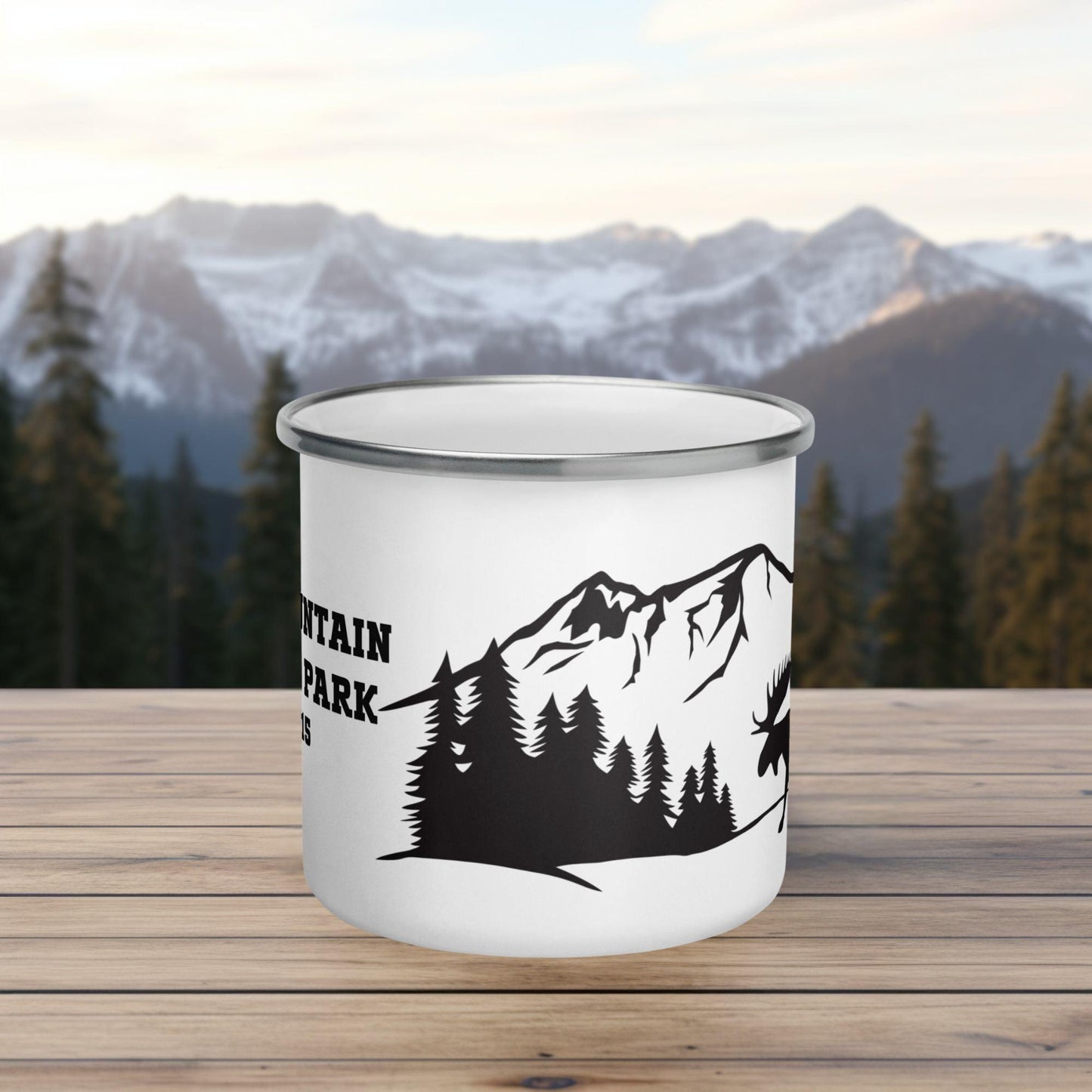 Rocky Mountain National Park Enamel Mug - Adventure Threads Company