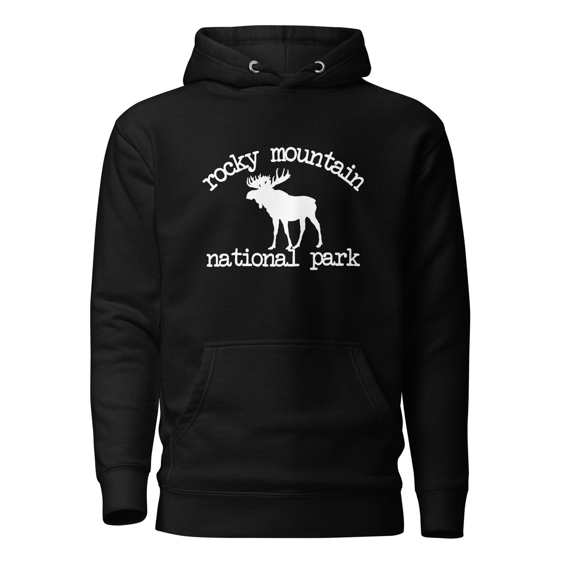 Rocky Mountain National Park Moose Hoodie - Adventure Threads Company
