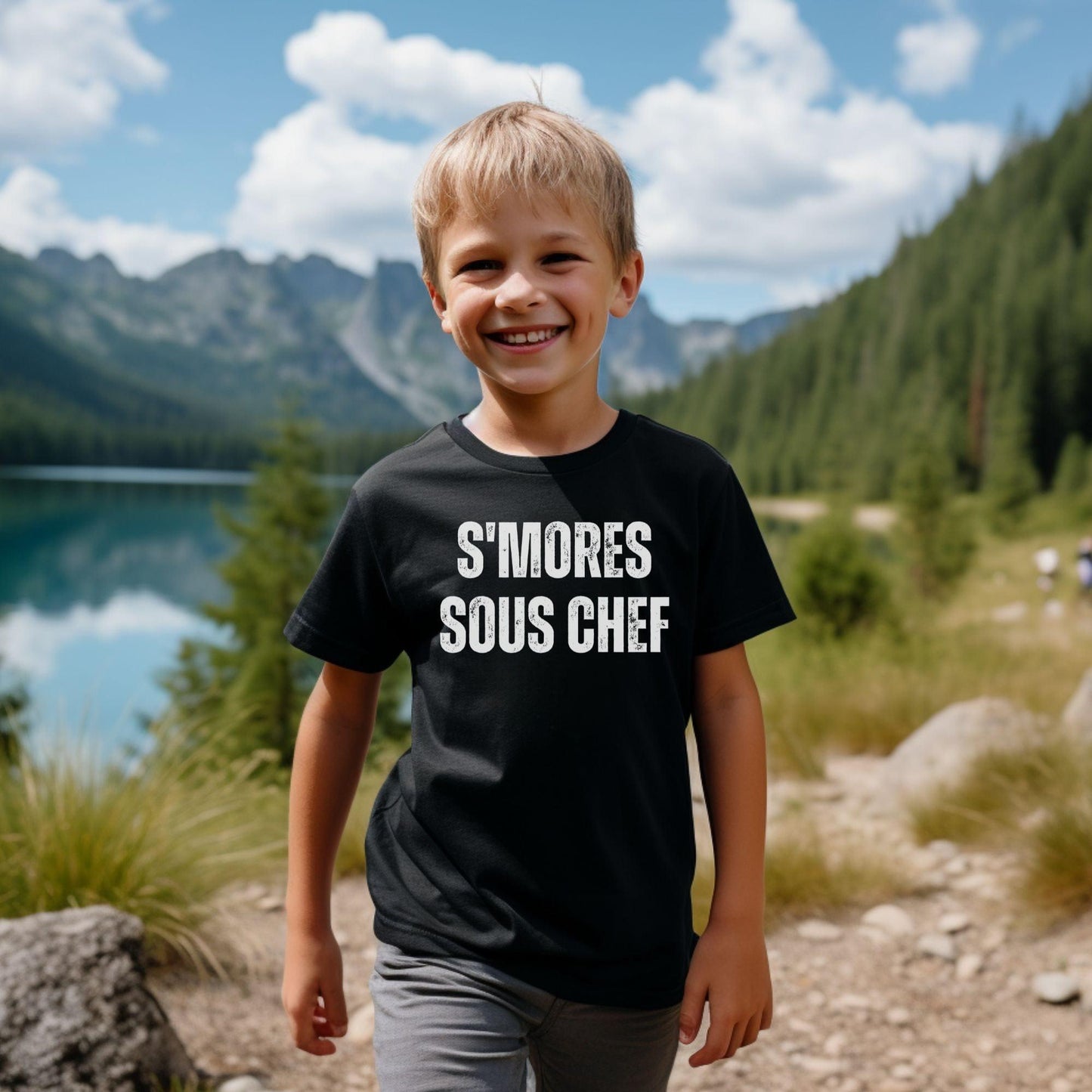 S'mores Sous Chef Kids T-Shirt - Adventure Threads Company