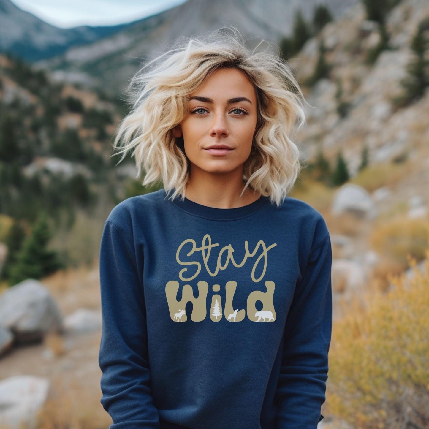 Stay Wild Premium Sweatshirt - Adventure Threads Company