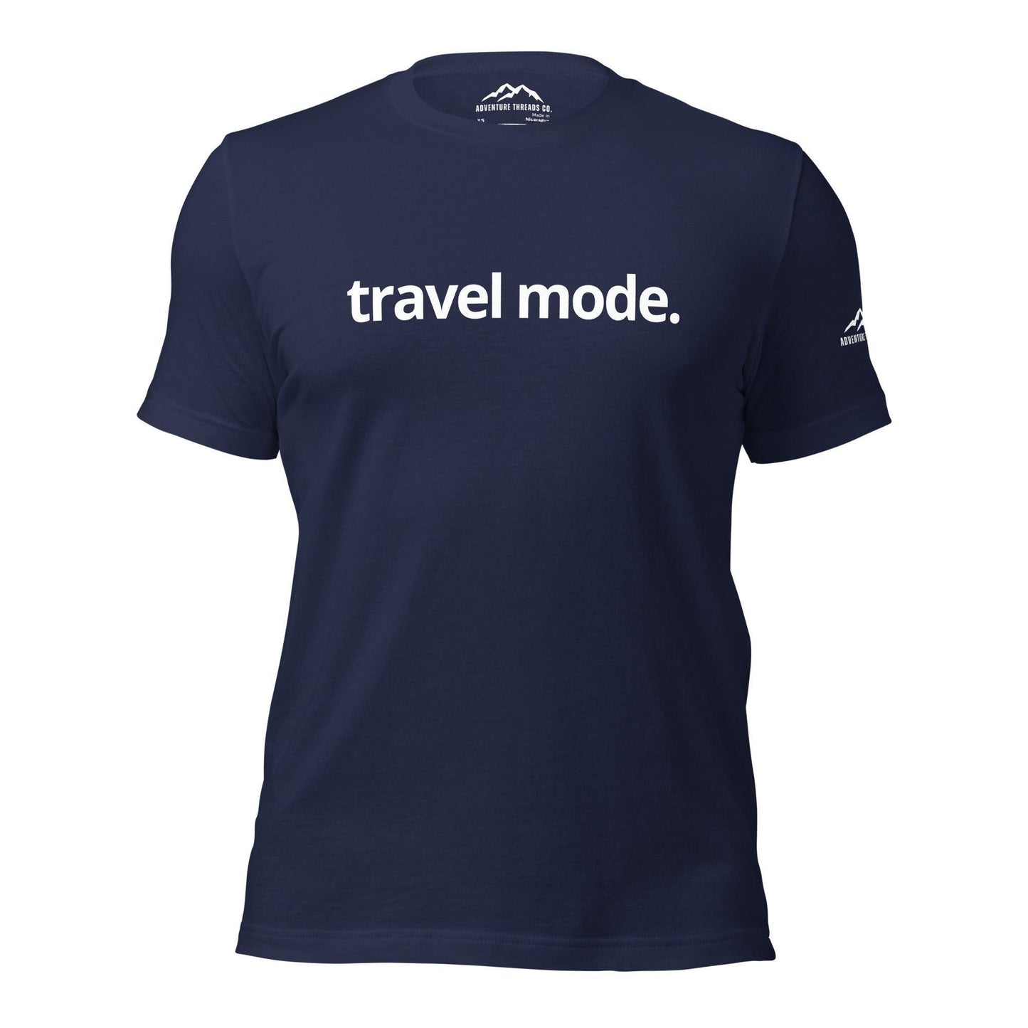 Travel Mode. T-shirt - Adventure Threads Company