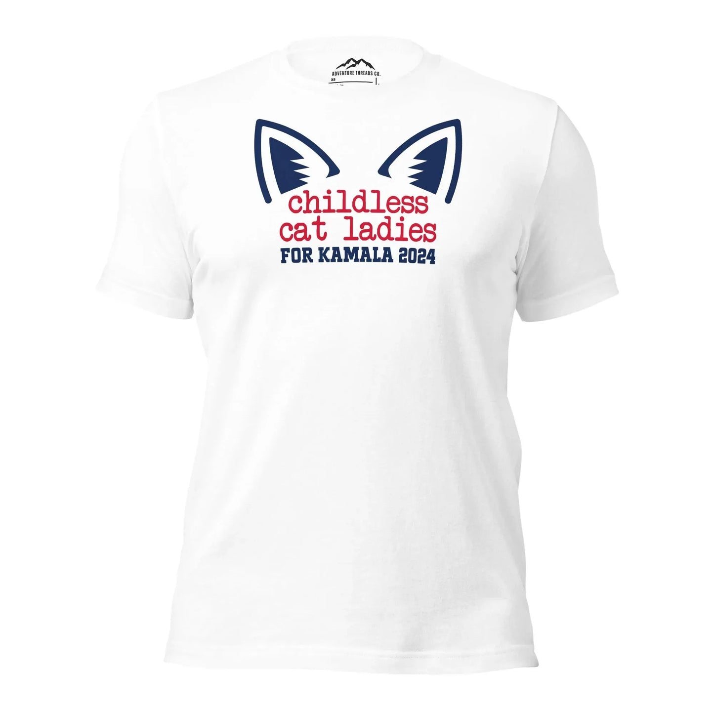 Childless Cat Ladies for Kamala (Cat Ears) T-Shirt