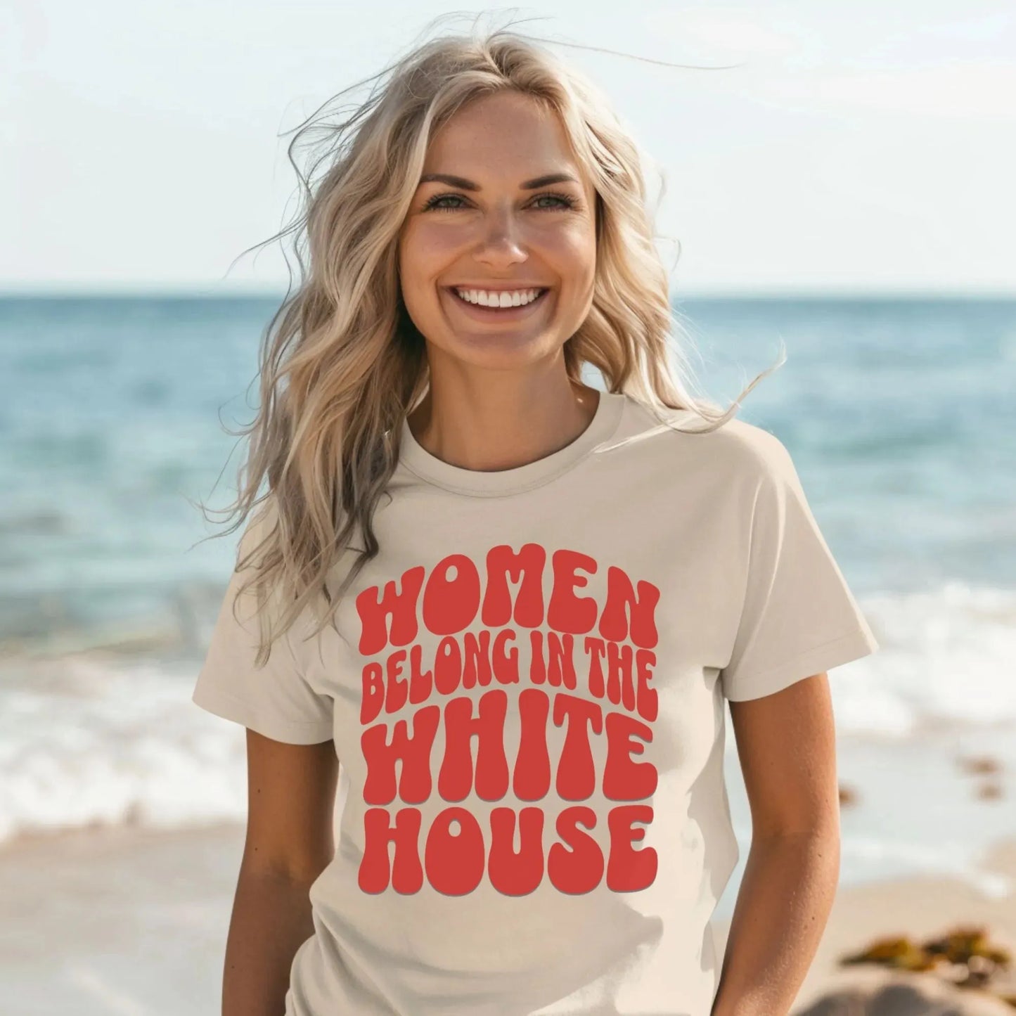 Women Belong in the White House T-Shirt - Adventure Threads Company