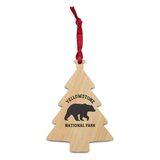 Yellowstone National Park Wooden Ornament - Adventure Threads Company