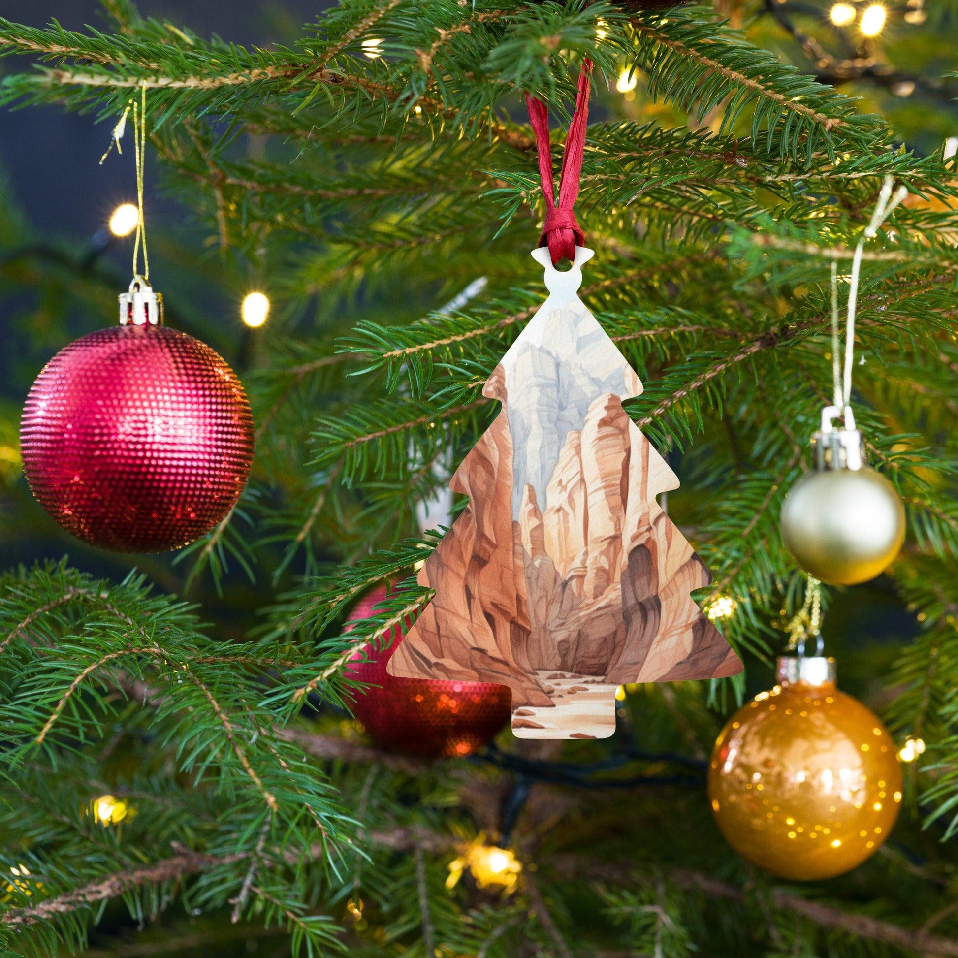 Zion National Park Wooden Ornament - Adventure Threads Company